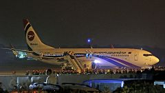 Image: A Biman Bangladesh Airlines flight after it made an emergency landin