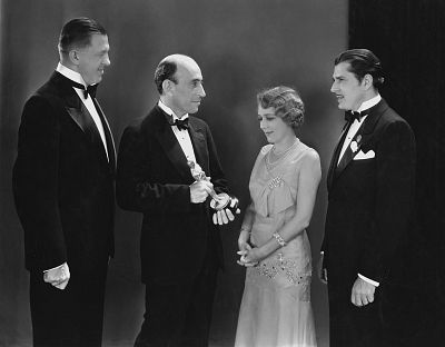 Mary Pickford stood out in white at the 1930 Oscars. 