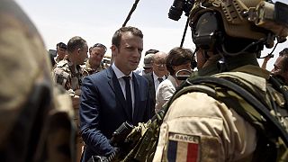 Macron visits troops in Mali, keeping campaign pledge