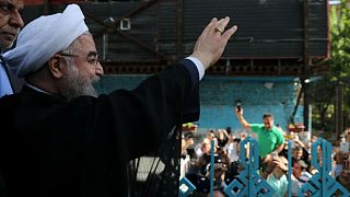 إعادة انتخاب روحاني بنسبة 57 بالمئة من الأصوات
