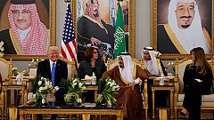 ترامب يصل إلى الرياض
