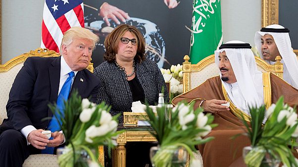 نخستین سفر خارجی ترامپ با عربستان آغاز شد نخستین سفر خارجی ترامپ با عربستان آغاز شد