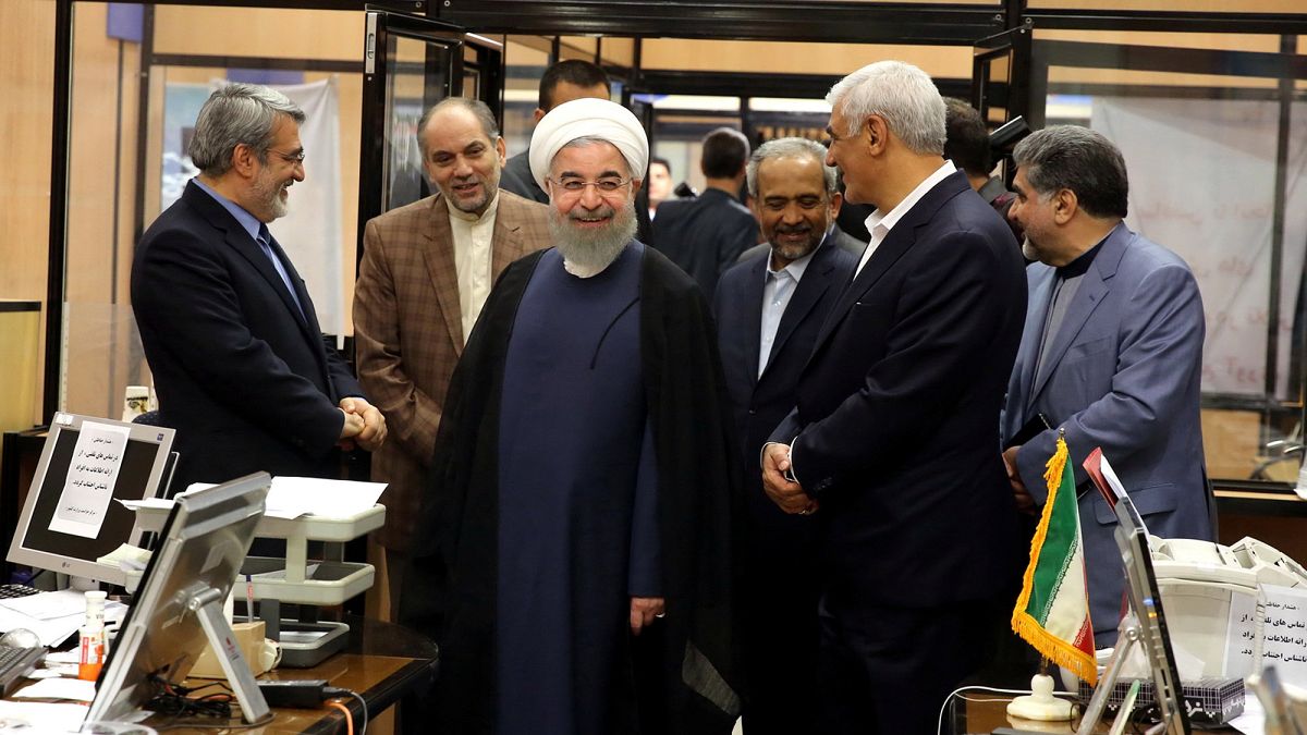 Iran: President Hassan Rouhani wins re-election