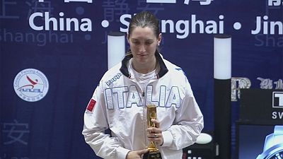 Batini roars back from edge of defeat to claim Womens' Foil in Shanghai
