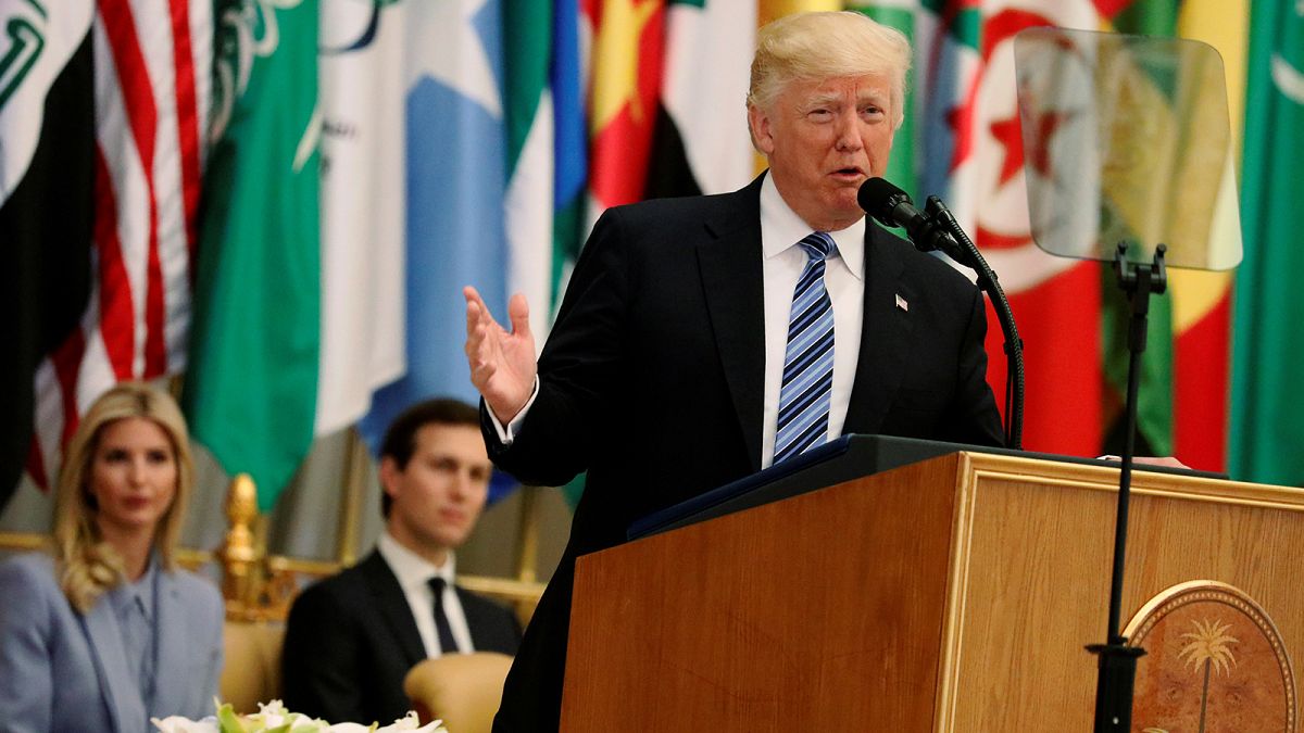 Trump tells Middle East: "Step up the fight against Islamic extremism"