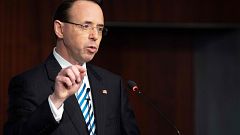 Image: Deputy Attorney General Rod Rosenstein speaks at The Center for Stra