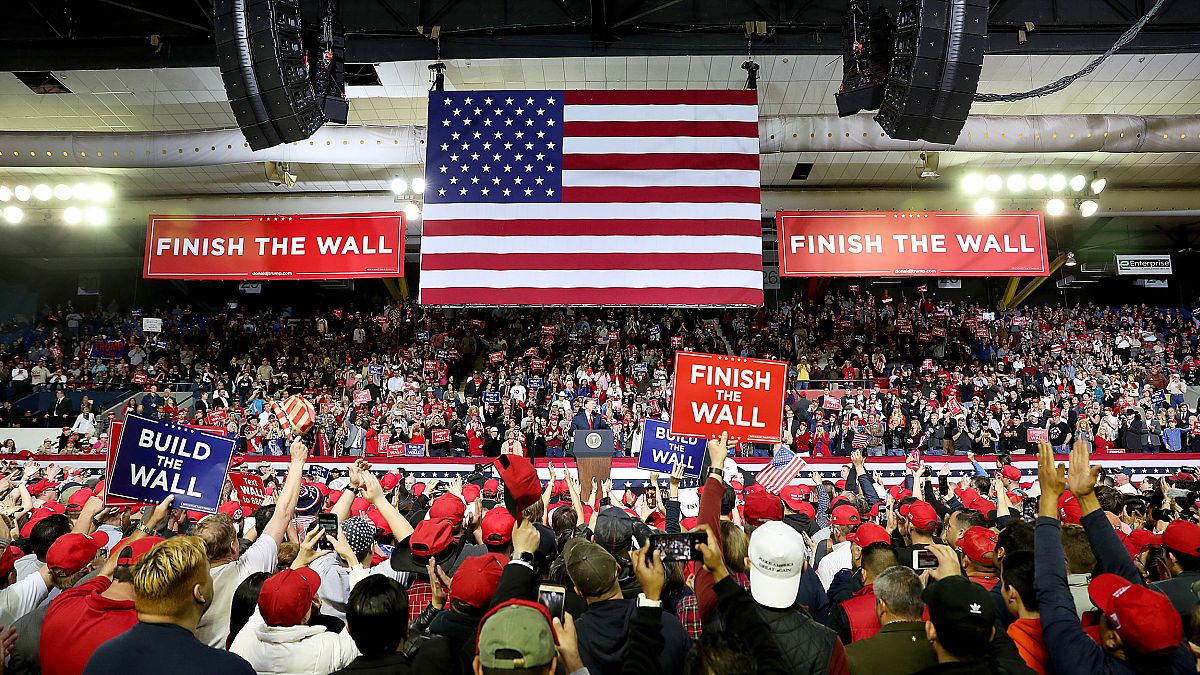 Image: President Donald Trump speaks at a rally in El Paso on Feb. 11, 2019