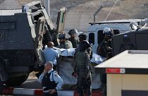 Westjordanland: dutzende Verletzte vor Trump Besuch