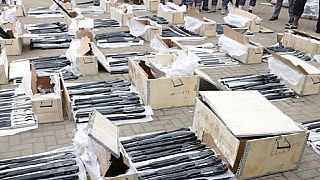 Customs seizes container loaded with 440 arms, ammunition in Lagos