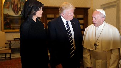 A Vatikánban találkozott Ferenc pápa és Trump
