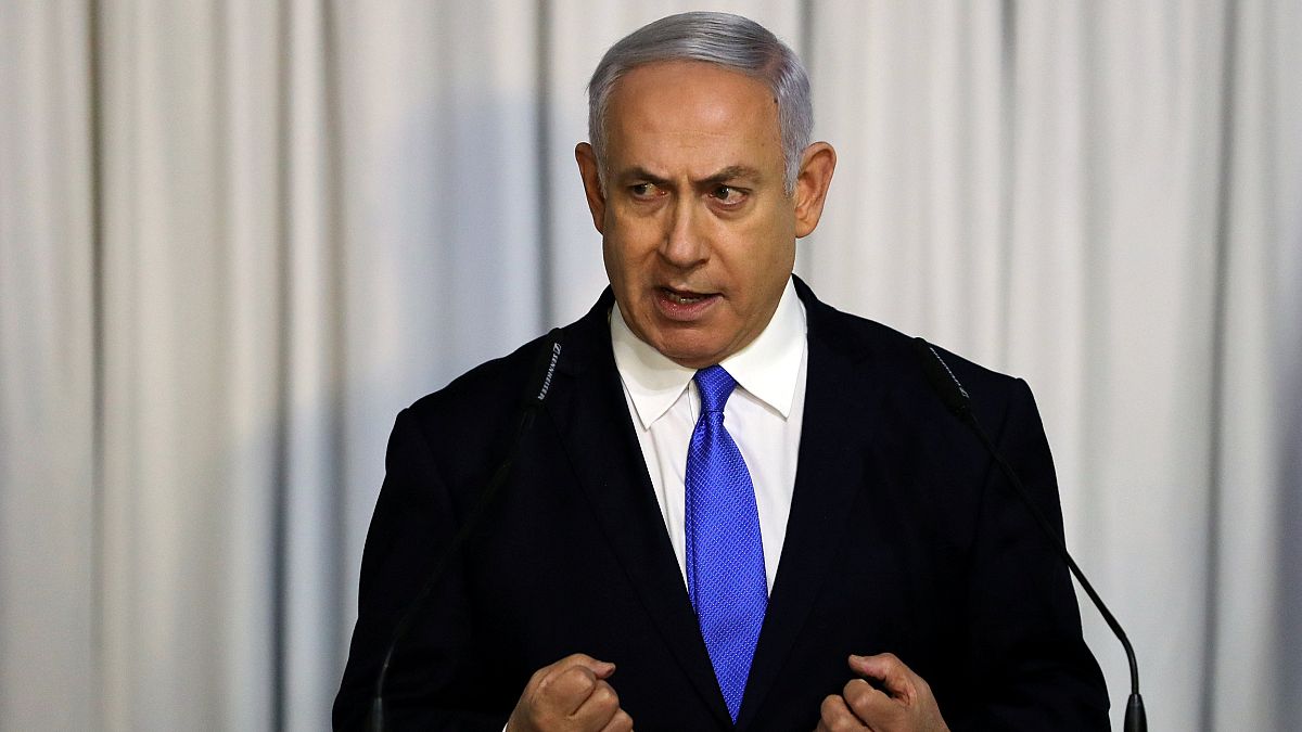 Image: FILE PHOTO: Israeli Prime Minister Benjamin Netanyahu gives a statem