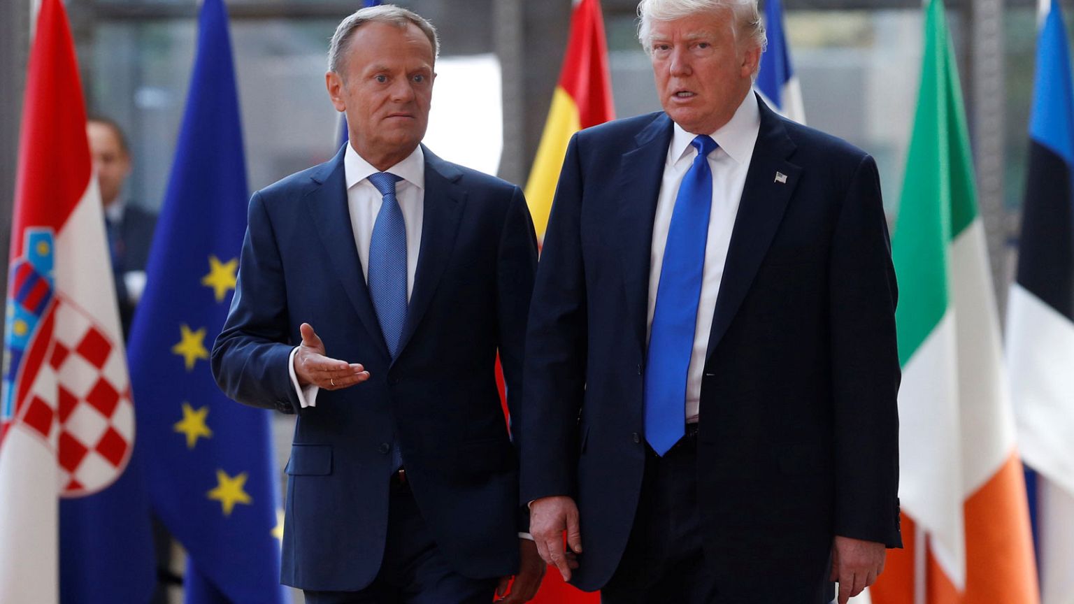 Tusk a nyugati értékekre emlékeztette Trumpot