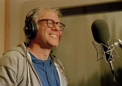 Mayor Bernie Sanders of Burlington, Vt., sings into the microphone during a recording session, on Nov. 20, 1987.