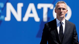 Pressekonferenz mit Nato-Generalsekretär Stoltenberg