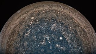 First close-up pictures of Jupiter reveal planet’s dramatic features