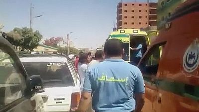 Bus carrying Egyptian Copts attacked by armed men, over 20 people killed
