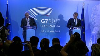 EU-G7: "Queremos construir pontes e não muros", Juncker