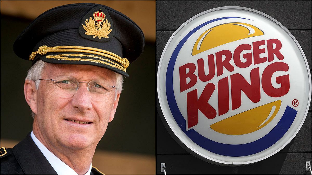 Megharagudott a belga király a Burger Kingre