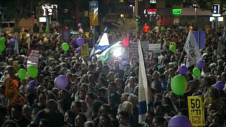 هزاران اسرائیلی در حمایت از صلح با فلسطینیان تظاهرات کردند
