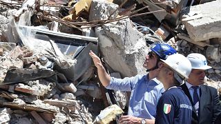 Terremoto: il premier canadese Trudeau visita Amatrice