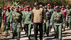 Image: Venezuela's President Nicolas Maduro attends a military exercise in 