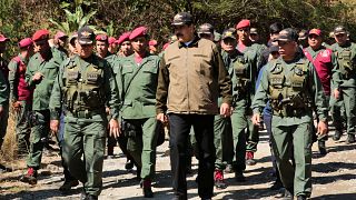 Image: Venezuela's President Nicolas Maduro attends a military exercise in 