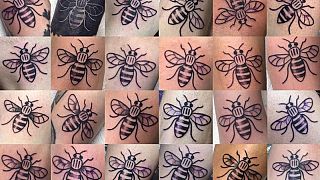Manchester'da dayanışmanın bir diğer adı "arı dövmesi"