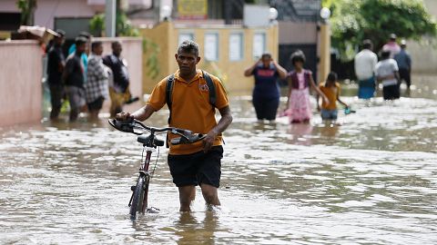 Scores killed in Sri Lanka floods