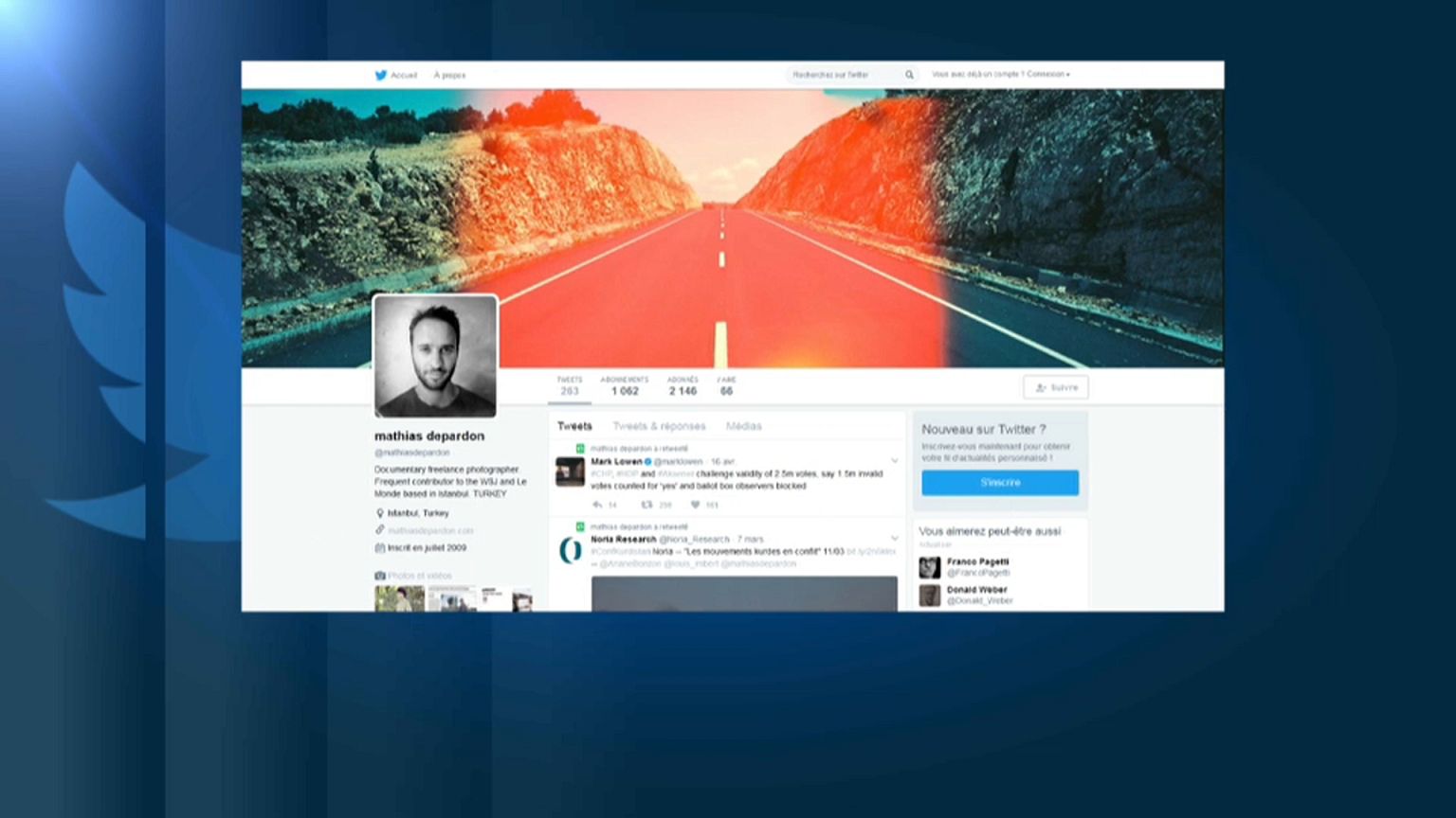 Mathias Depardon toujours retenu en détention en Turquie
