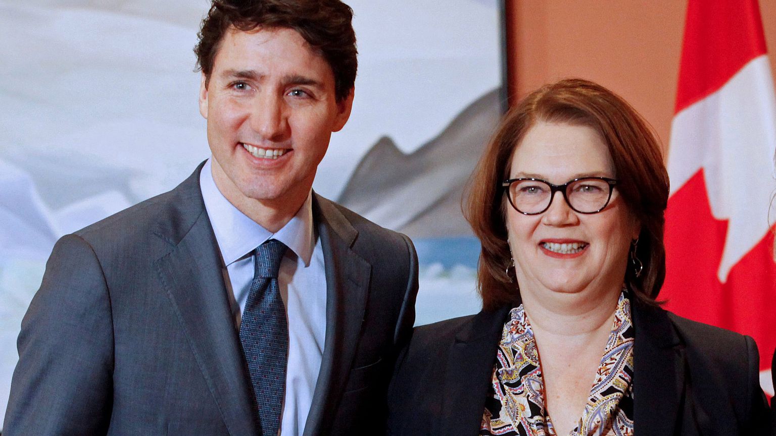 Image: Newly appointed president of the Treasury Board Jane Philpott poses 