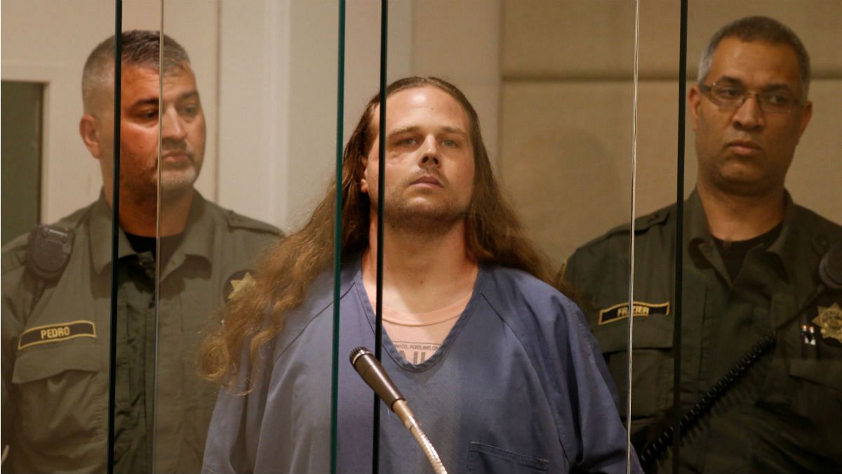 'I call it patriotism', man accused of Portland stabbing yells in court
