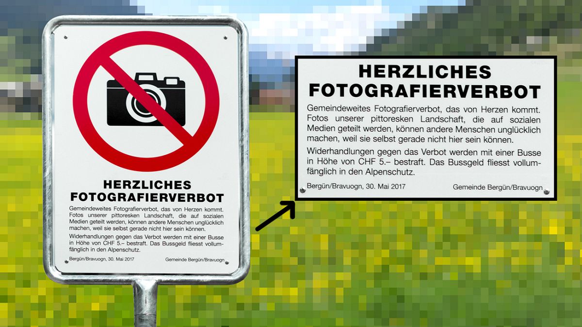 En Suisse, il est désormais interdit de photographier le village de Bergün