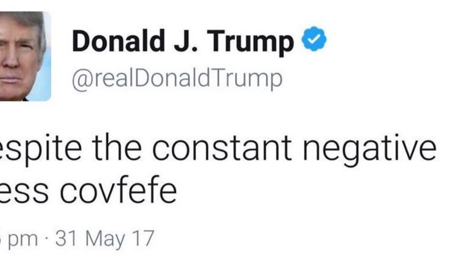 Der missratene Trump-Tweet: alle so "covfefe"