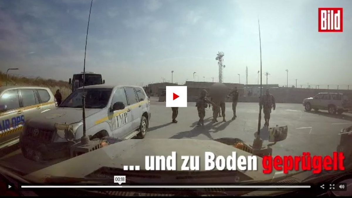 Afganistan: Alman askerleri silah zoruyla yere yatırılarak dövüldü