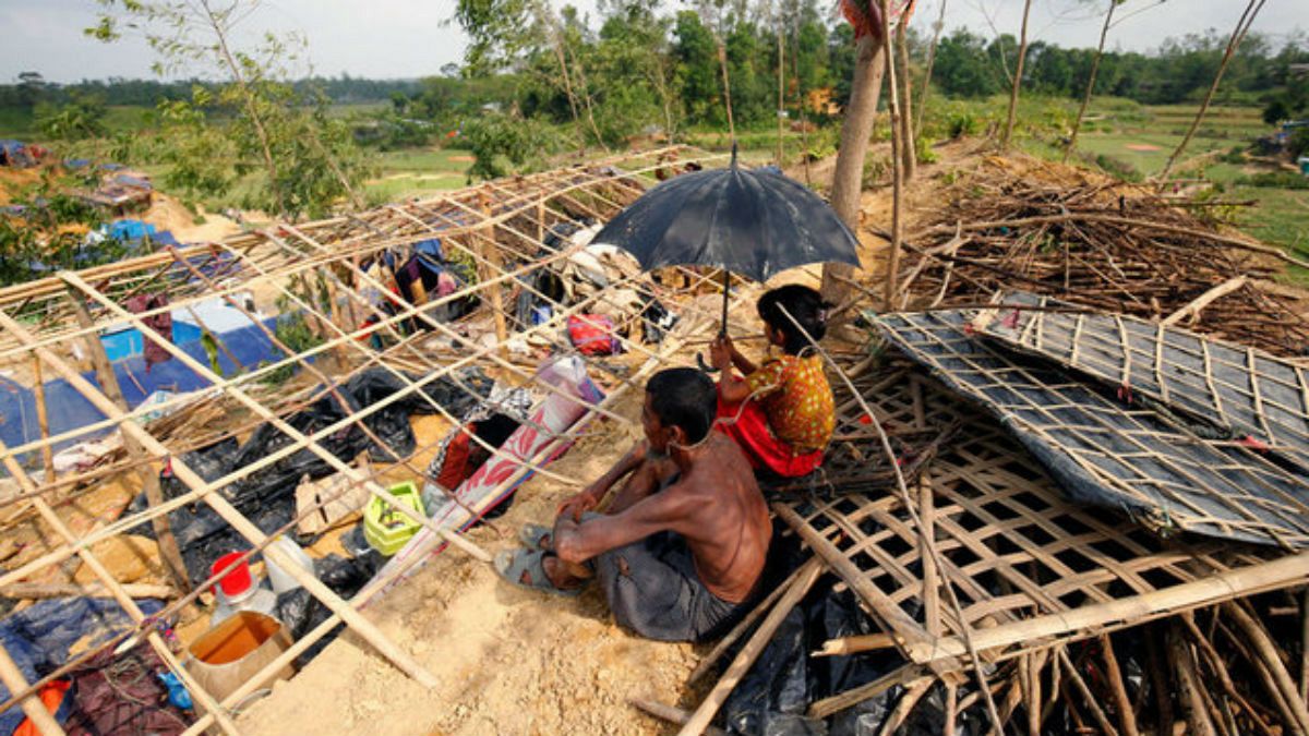 إعصار مورا يشرد اللاجئين الروهينغا في بنغلادش