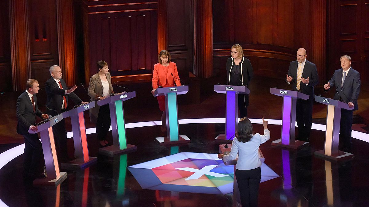 Großbritannien: Fernsehdebatte vor der Parlamentswahl
