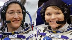 Christina Koch and Anne Mcclain