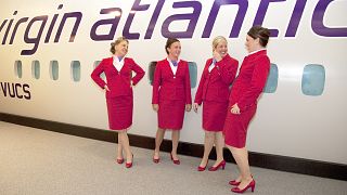 UK - Flight attendants - Virgin Atlantic air hostess training at The Base f