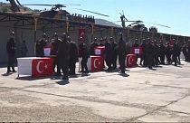 Helikopter kazası: Şehit askerler için resmi tören