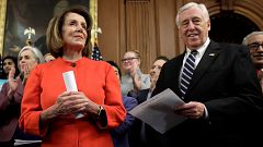 Image: House Speaker Nancy Pelosi attends House Democrats news conference o
