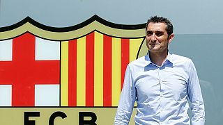 Valverde unveiled as new Barcelona boss