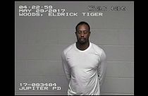 Gözaltındaki Tiger Woods'un alkol testi görüntüleri