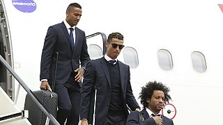 Real and Juve touch down in Cardiff for Champions League final