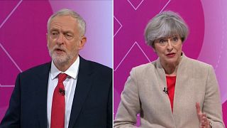 May ve Corbyn televizyonda seçim öncesi son kozlarını paylaştı