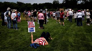 Pro et anti-Trump face à face à Washington