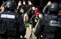 Arrests made as Portland protesters clash