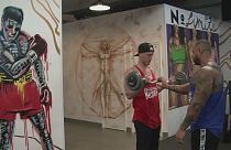 Physical graffiti: Hollywood gym taps into super hero art