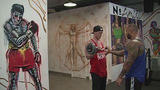 Physical graffiti: Hollywood gym taps into super hero art