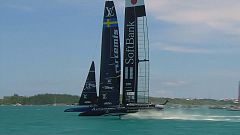 Americas Cup Halbfinale: Materialschaden zwingt England zur Aufgabe