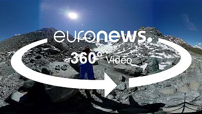 Итальянский ледник Вентина теряет вид